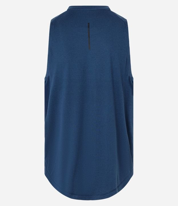 Musculosa Regular Deportiva con Etiqueta en el Bajo y Detalle Contrastante 8