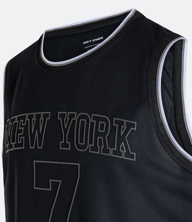 Musculosa Deportiva de Baloncesto en Dry Fit con Estampado New York 7 6