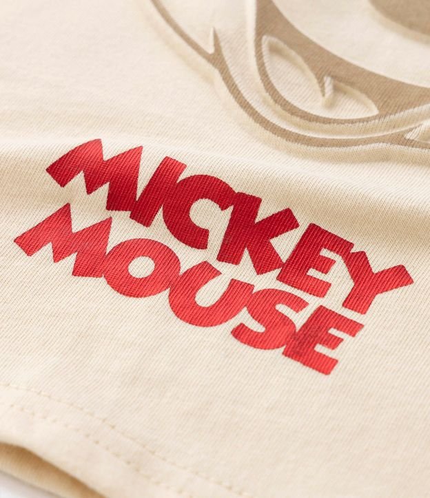Remera Infantil con Estampa en Relieve Mickey Mouse - Talle 1 a 5 años 4