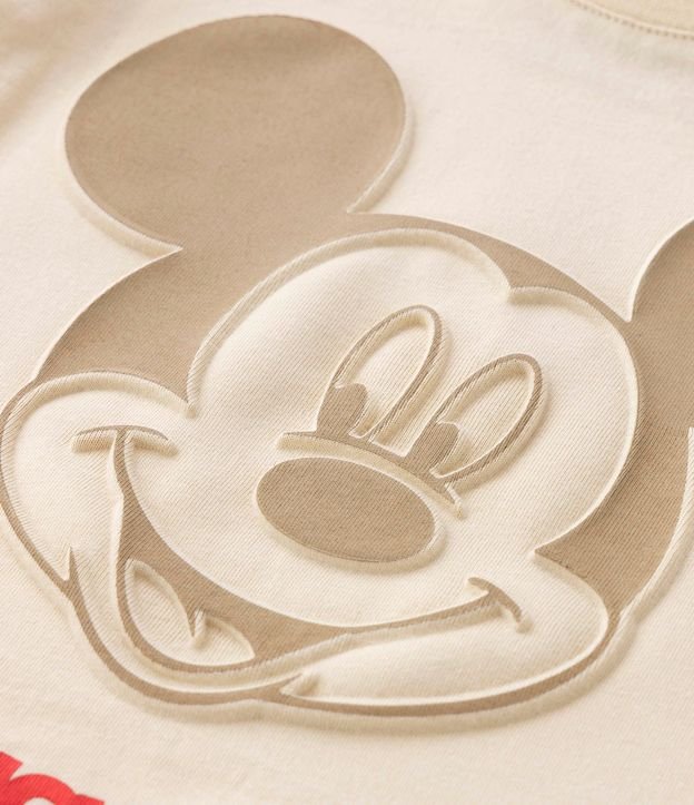 Remera Infantil con Estampa en Relieve Mickey Mouse - Talle 1 a 5 años 5