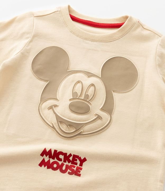 Remera Infantil con Estampa en Relieve Mickey Mouse - Talle 1 a 5 años 6