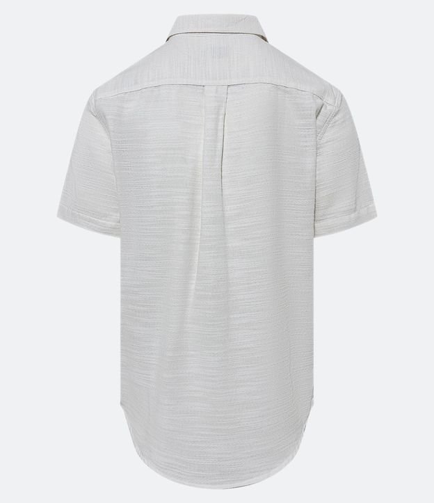 Camisa Comfort en Algodón Texturizado con Rayas 6
