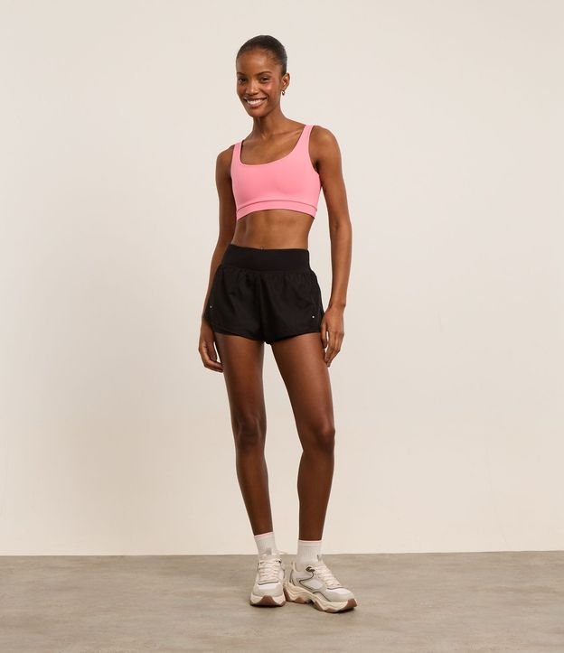 Bermuda Runner Deportiva con Bolsillo en la Cintura