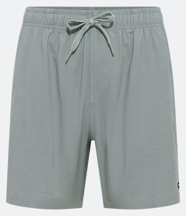 Bermuda de Cáñamo con Textura y Cinturilla Elástica