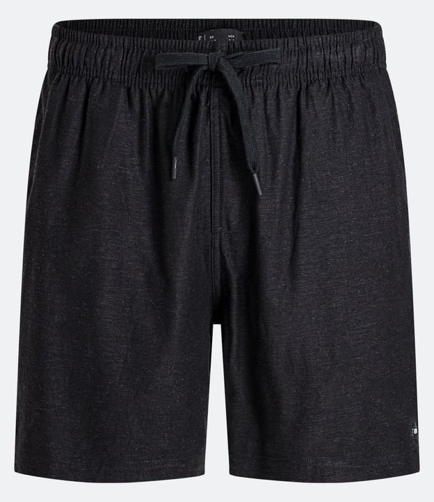 Bermuda de Cáñamo con Textura y Cinturilla Elástica