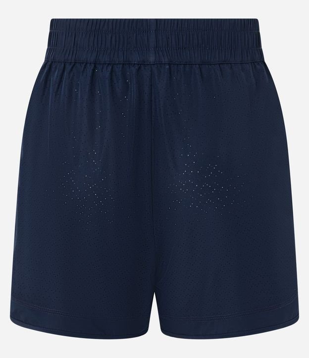 Bermuda Runner Deportiva en Microfibra Ligera con Textura de Agueros 8