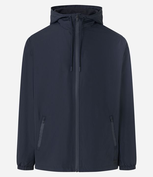 Campera Rompevientos con Capucha y Bolsillo con Cierre 7
