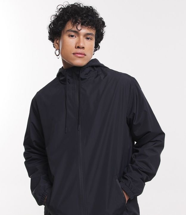 Campera Rompevientos con Capucha y Bolsillo con Cierre 6