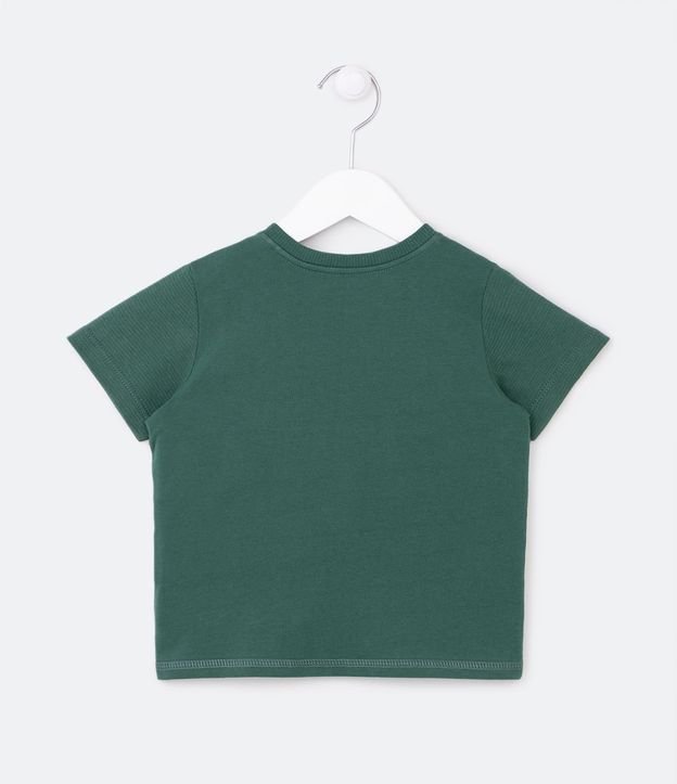 Remera Infantil con Recorte Texturizado - Talle 1 a 5 años 2
