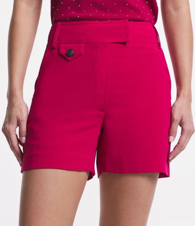 Short en Sastrería con Cintura Cruzada y Bolsillos 3