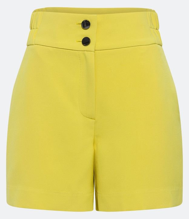 Short Sastre con Cintura Elástica y Abotonado Doble 5