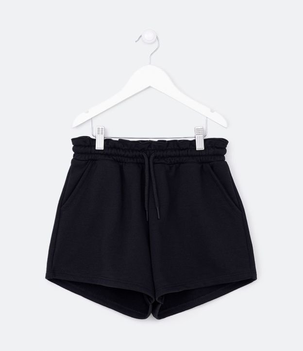 Short Clochard Infantil en Algodón con Bolsillo - Talle 5 a 14 años 2