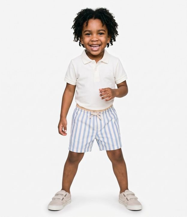 Remera Polo Infantil con Bordado - Talle 1 a 5 años