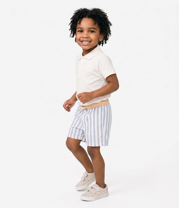Remera Polo Infantil con Bordado - Talle 1 a 5 años 2