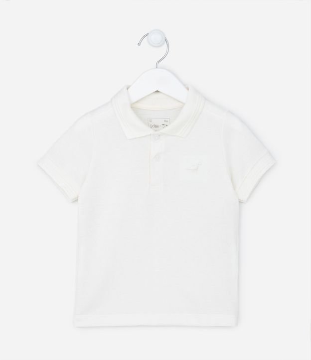 Remera Polo Infantil con Bordado - Talle 1 a 5 años