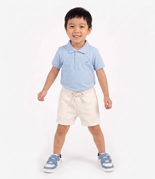 Remera Polo Infantil con Bordado - Talle 1 a 5 años