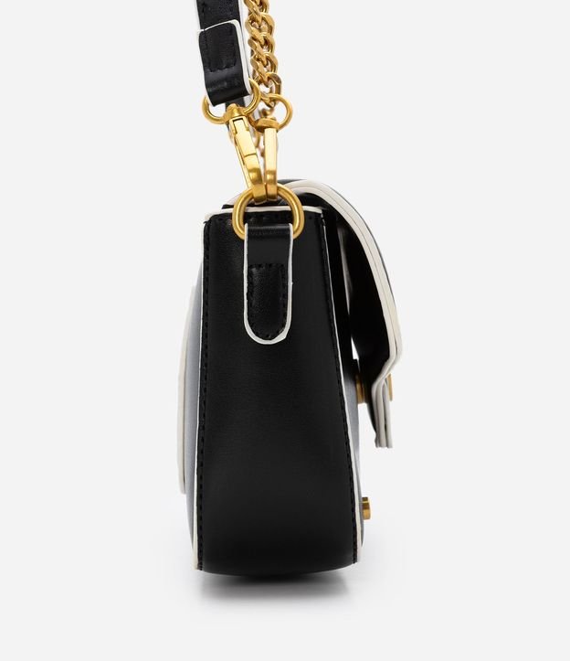 Bolso Shoulder Baguette Pequeno con Correa de Cadena 3