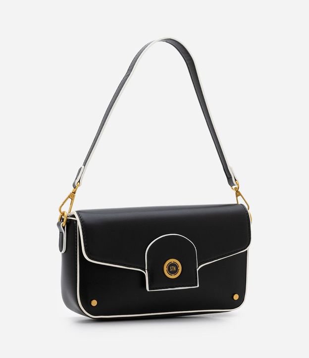 Bolso Shoulder Baguette Pequeno con Correa de Cadena 4