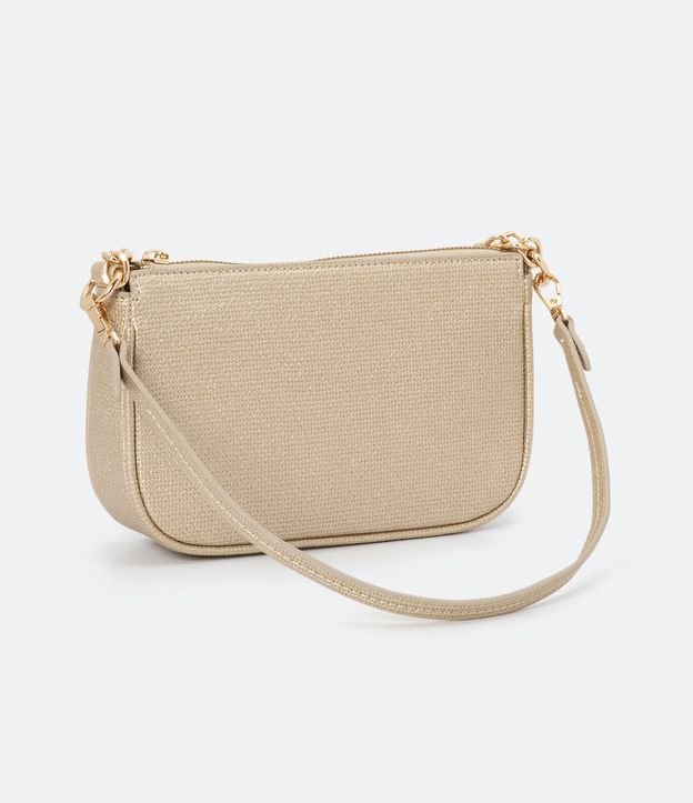 Cartera Shoulder Baguette con Correa de Hombro y Detalle en Cadena 5