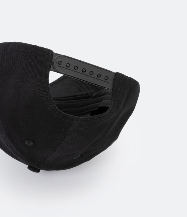 Gorra Ala Curva de Algodón Bordado New York 4