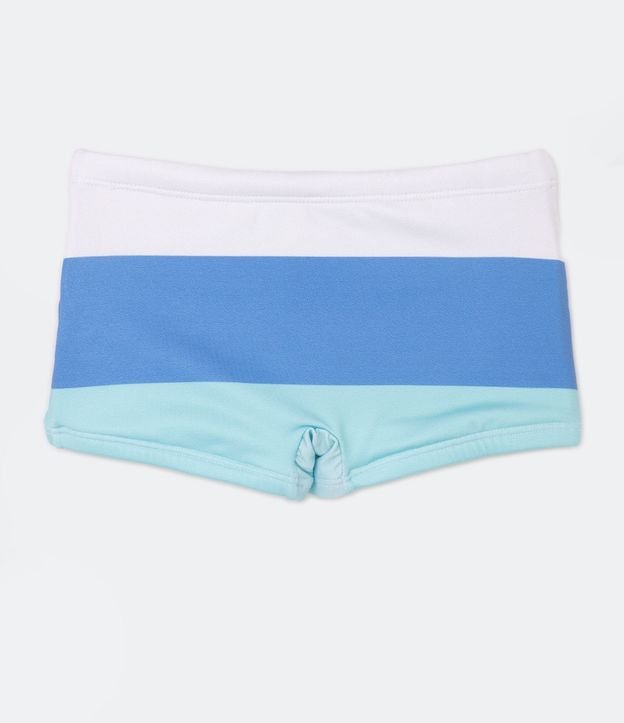 Sunga Boxer Infantil con Bloques de Colores - Talle 5 a 14 años