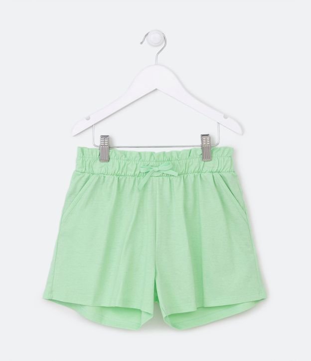 Short Clochard Infantil con Purpurina - Talle 5 a 14 años