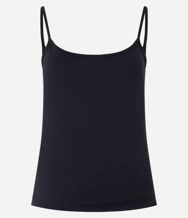 Blusa Musculosa Básica en Poliamida con Breteles Finos 9