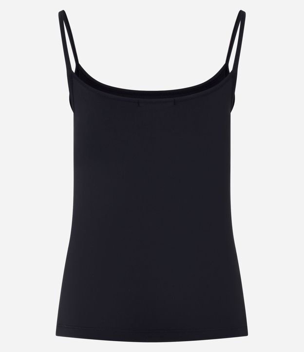 Blusa Musculosa Básica en Poliamida con Breteles Finos 10