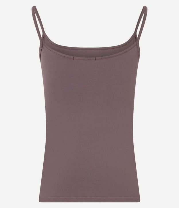 Blusa Musculosa Básica en Poliamida con Breteles Finos 7