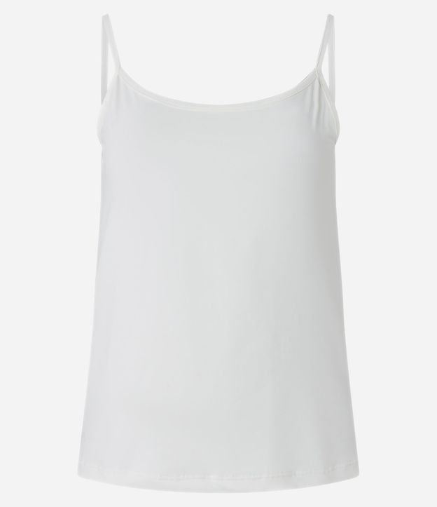 Blusa Musculosa Básica en Poliamida con Breteles Finos 7