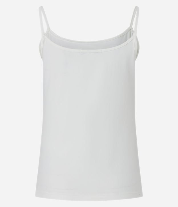Blusa Musculosa Básica en Poliamida con Breteles Finos 8