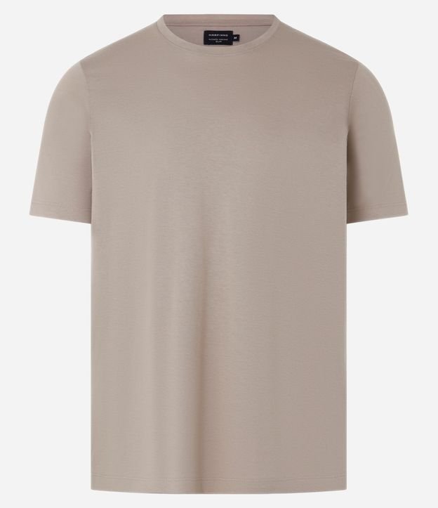 Remera Slim Básica en Algodón Peruano con Cuello Redondo 5