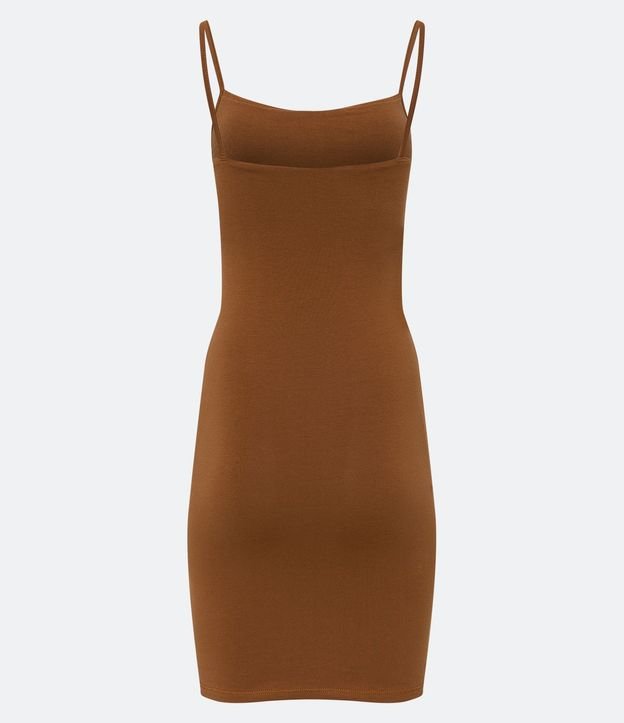 Vestido Corto en Algodón con Breteles Finos 8