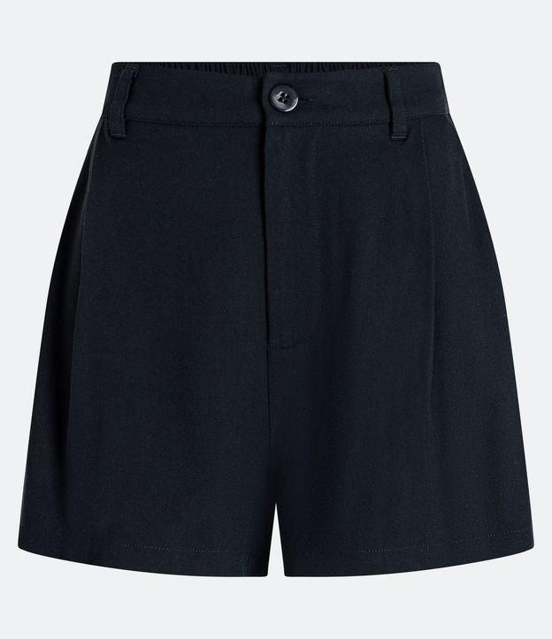 Short Holgado en Viscosa Texturizda 5