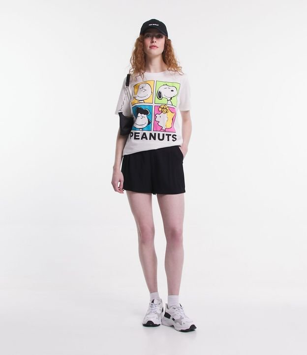 Short Holgado en Viscosa Texturizda