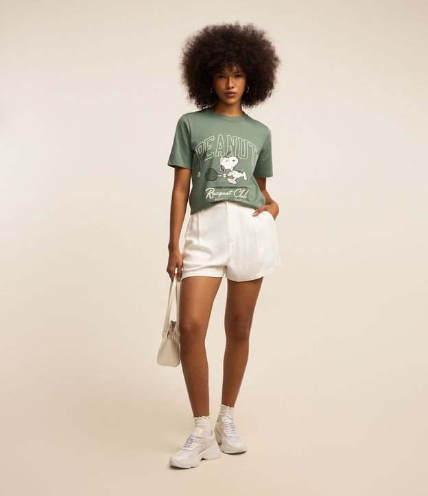 Short Holgado en Viscosa Texturizda