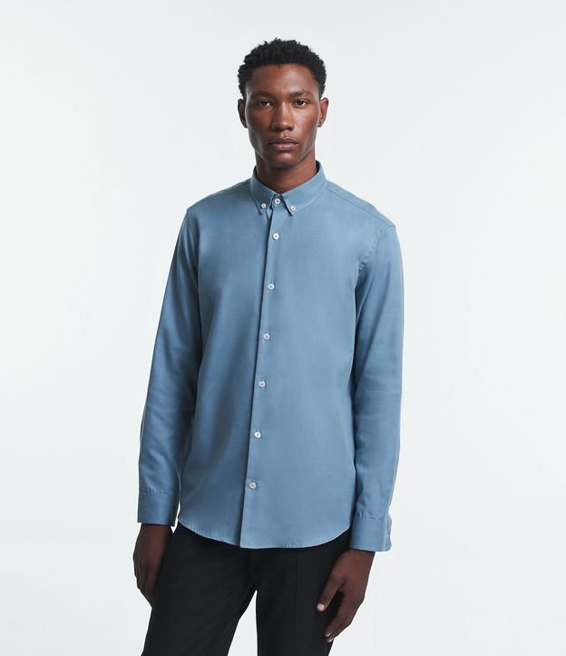 Camisa Regular Básica en Oxford 5