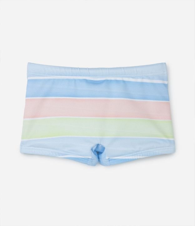 Sunga Boxer Infantil Estampada a Rayas de Colores - Talle 2 a 4 años 1