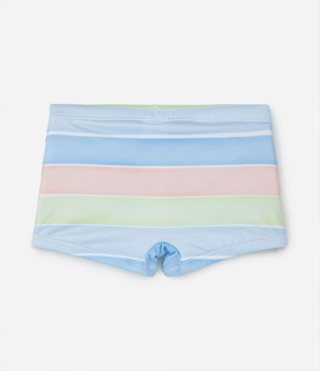 Sunga Boxer Infantil Estampada a Rayas de Colores - Talle 2 a 4 años 4