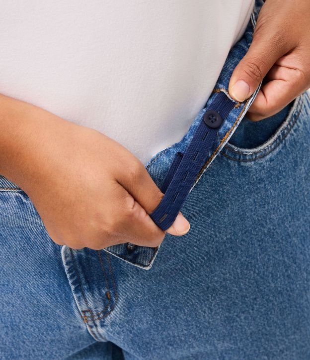 Pantalón Mom Jeans con Lavado Marmól Curve & Plus Size 4
