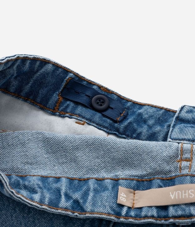 Pantalón Mom Jeans con Lavado Marmól Curve & Plus Size 11