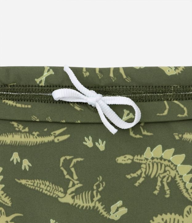 Sunga Boxer Infantil con Estampado de Esqueletos de Dino - Talle 5 a 14 años 2