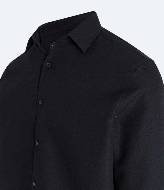 Camisa Regular en Algodón Texturizada 2