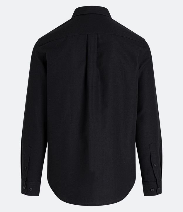 Camisa Regular en Algodón Texturizada 3