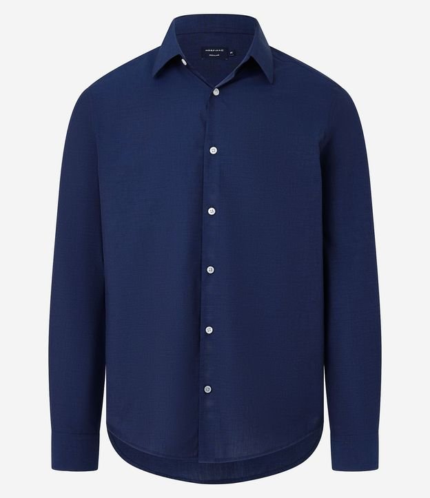 Camisa Regular Básica en Algodón con Manga Larga 6