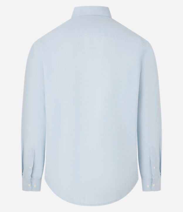 Camisa Regular Básica en Algodón con Manga Larga 6