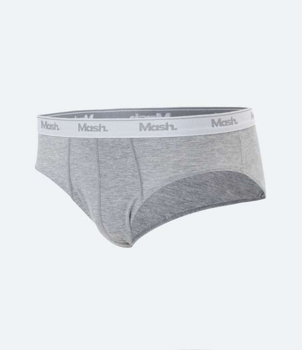Calzoncillo Slip en Media Malla con Cintura Elástica Contrastante Mash