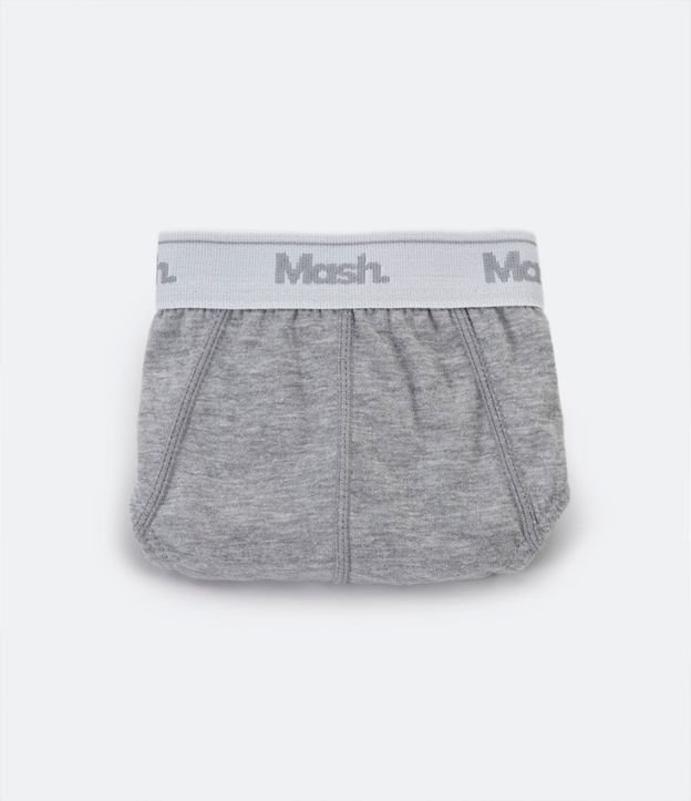 Calzoncillo Slip en Media Malla con Cintura Elástica Contrastante Mash 2