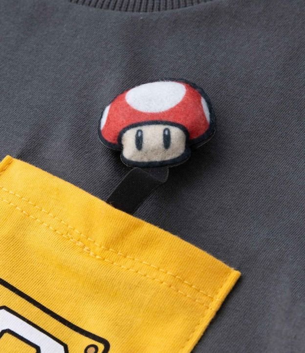 Remera Manga Corta Infantil con Estampa Mario Bros - Talle 3 a 10 años 5