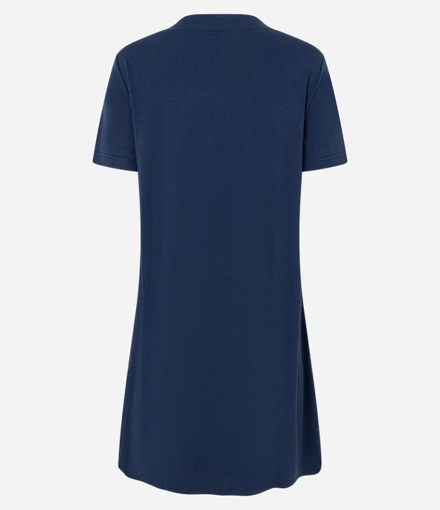 Vestido T-Shirt en Media Malla con Bolsillos 8